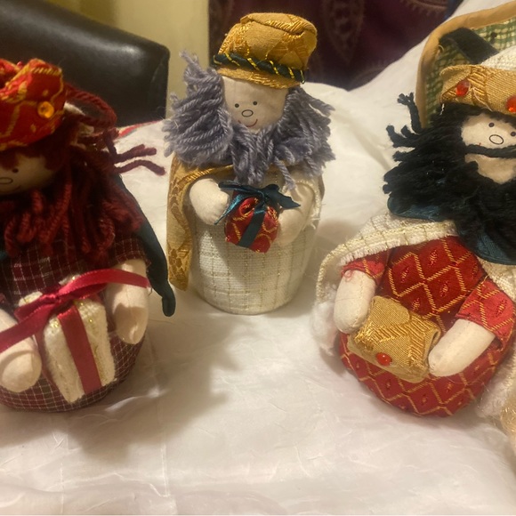 Vintage cloth nativity scene - Picture 7 of 12